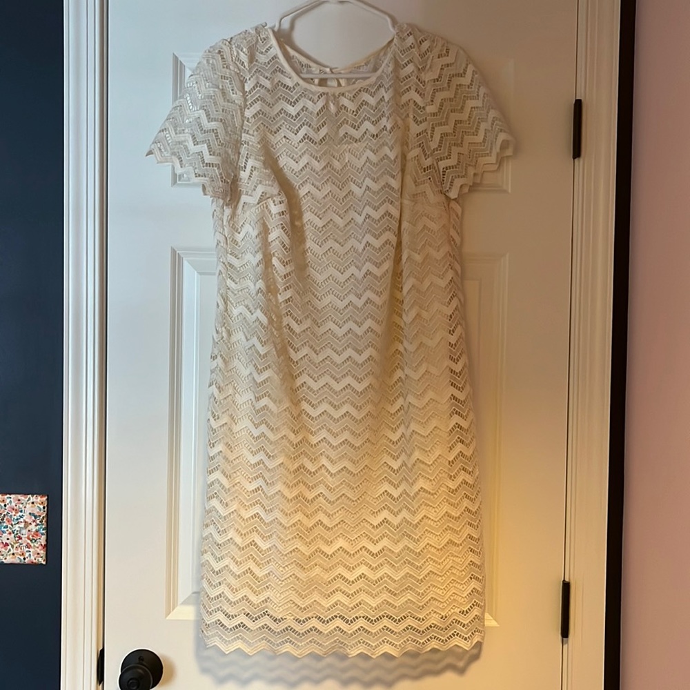 Loft Cream Lace dress size 12